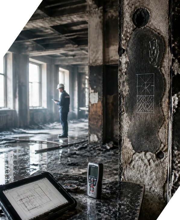 Обследование зданий после пожара в Гулькевичах от 15561 р. | ЭкспертизаРоссия