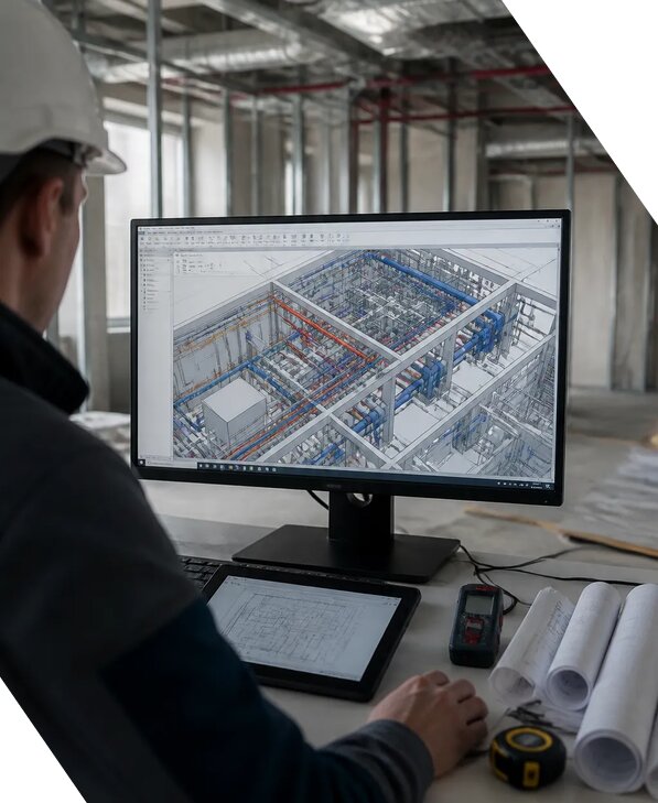 Создание BIM модели инженерных сетей для объектов в Гулькевичах